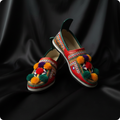 بابوش أمازيغي تقليدي مطرز باليد