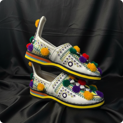 بابوش أمازيغي تقليدي مطرز باليد